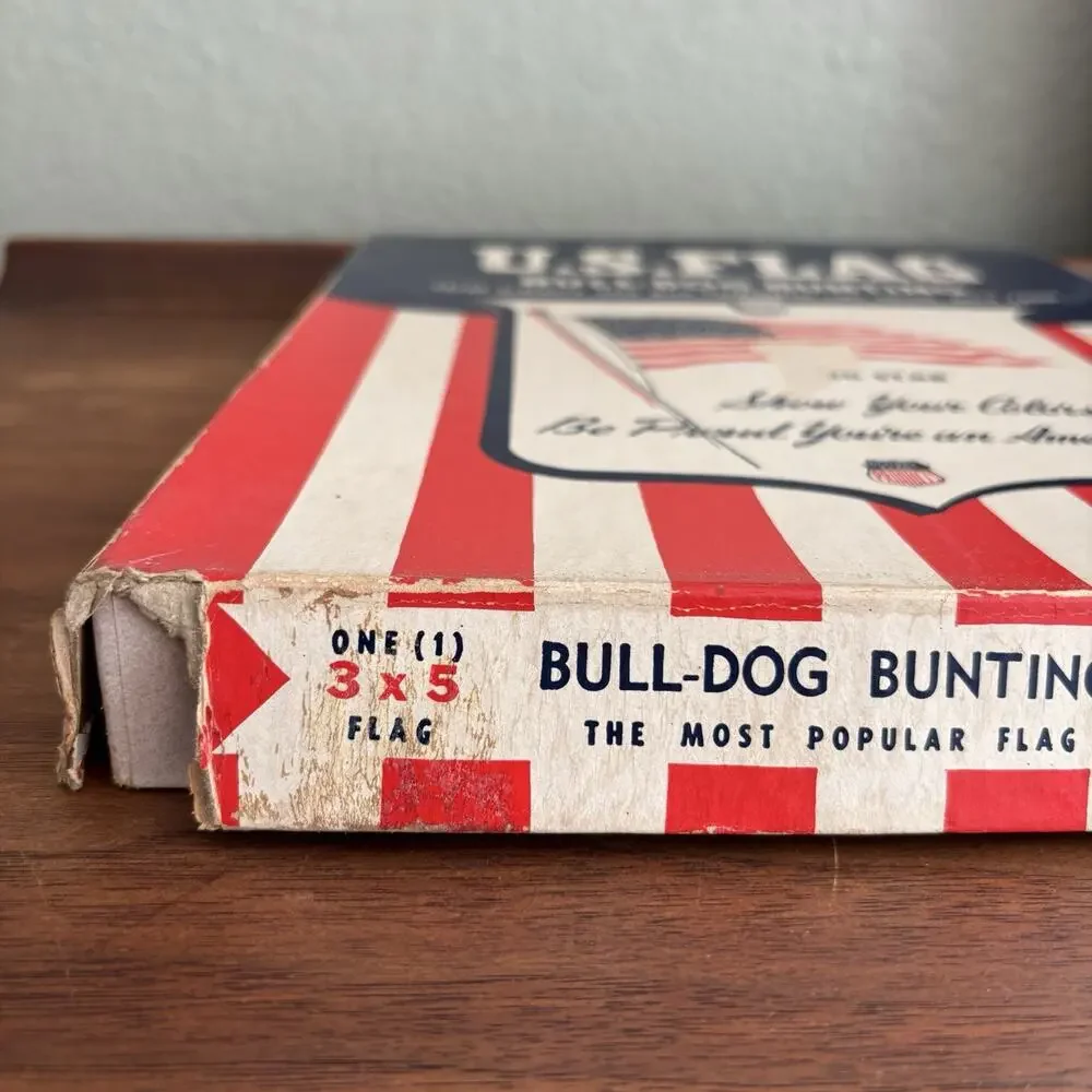 Dettra Flag Co 50 Star US Flag Bulldog Bunting Box Only